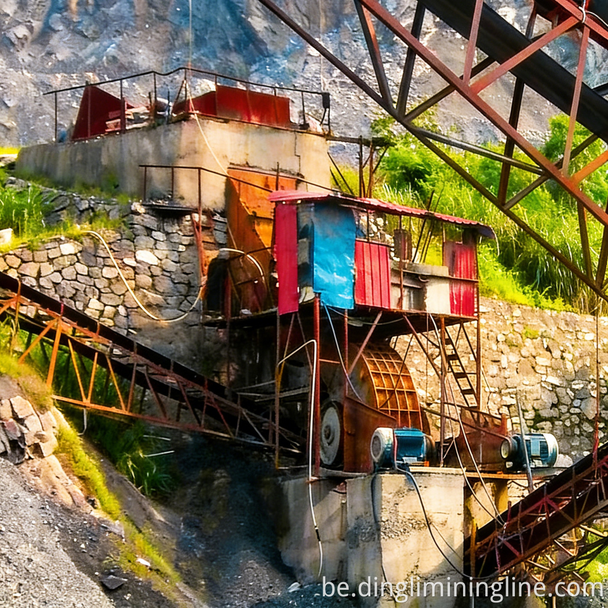 Камнедрабнільная лінія магутнасцю 320 TPH 320 TPH Stone Crushing Line